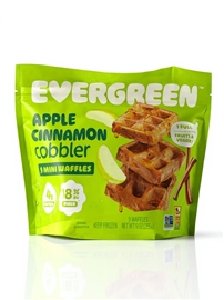 Evergreen Apple Cinnamon Cobbler Mini Waffles ( 9 oz)
