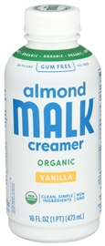 Malk Organic Almond Vanilla Creamer 16oz