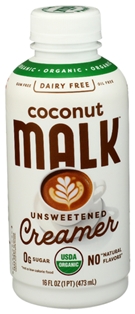 Malk Creamer Coconut Unsweetened (16oz)