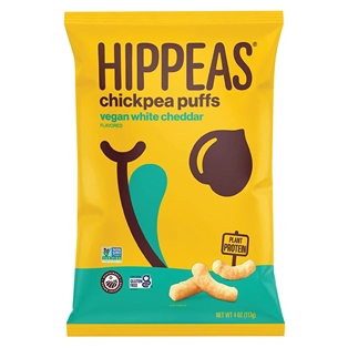 Hippeas Organic Vegan White Cheddar Puffs (4oz)