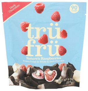 Tru Fru Dark &amp; White Chocolate Covered Raspberries (8oz)