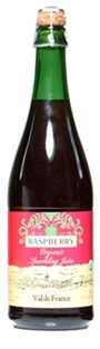 Val de France Organic Sparkling Apple Raspberry Juice (25oz)
