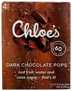 Chloes Dark Chocolate Fruit Pop 10oz