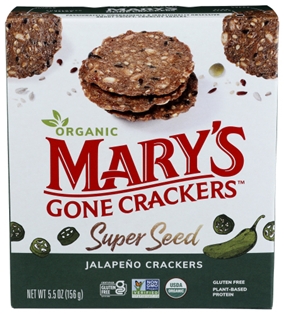 Mary&#39;s Gone Crackers Organic Superseed Jalapeno- 5.5oz