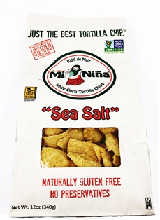 Mi Nina White Corn Tortilla Chips (12oz)