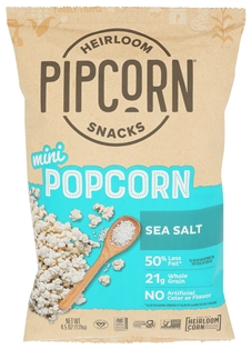 Pipcorn Mini Sea Salt Popcorn 4.5oz