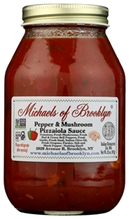 Michael's of Brooklyn Pepper &amp; Mushroom Pizzaiola Sauce (32 oz)