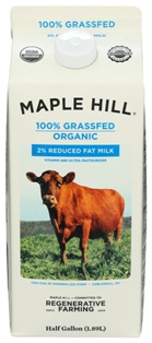 Maple Hill Creamery Org 2% Grass Fed  Milk 64oz
