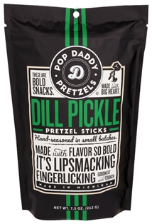 Pop Daddy Dill Pickle Pretzel  (7.5oz)