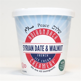 Adirondack Creamery Syrian Data &amp; Walnut French Ice Cream (14 oz)