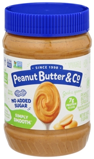 Peanut Butter &amp; Co Simply Smooth No Sugar Added Peanut Butter 16oz