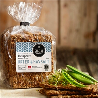 Sigdal Herbs &amp; Sea Salt Crispbread (6.7oz.)