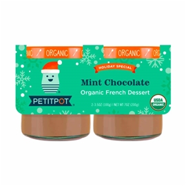 Petit Pot Organic Gluten Free Mint Chocolate Pudding (2pk)