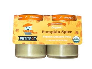 Petit Pot Organic Gluten Free Pumpkin Spice Pudding (2pk)