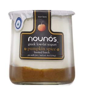 Nounos Low Fat Greek Pumpkin Pie Yogurt (6oz.)