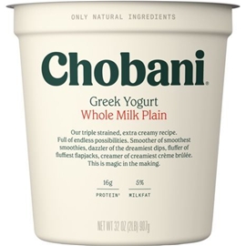 Chobani WM 5% Plain Grk 32Oz