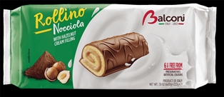 BALCONI ROLLINO HAZELNUT ROLL CAKE (6.5oz)