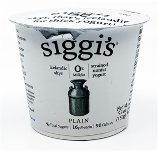 Siggis Plain Skyr Yogurt (5.3oz.)