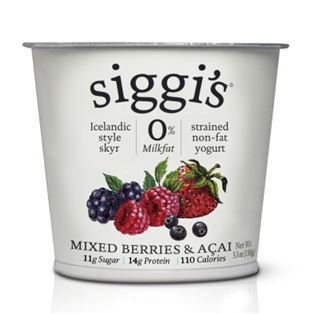 Siggis 4% Mixberry Milk Fat Free Yogurt (4.4oz)