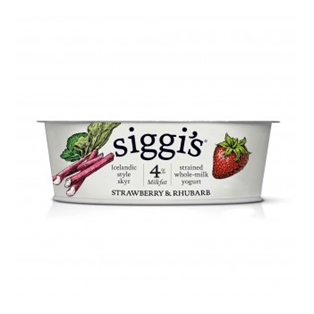 Siggis 4% Strawberry Rhubarb Yogurt (4.4oz)