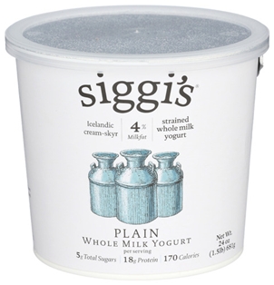 Siggis Whole Milk Plain Yogurt 24oz