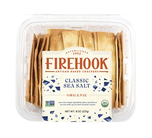 Firehook Organic Sea Salt Crackers (8oz)