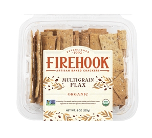 Firehook Organic Crackers Multigrain Flax (8oz)