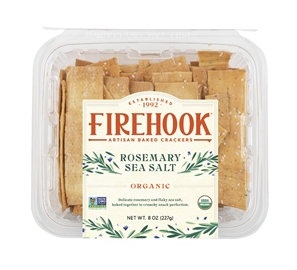 Firehook Organic Crackers Rosemary Sea Salt
