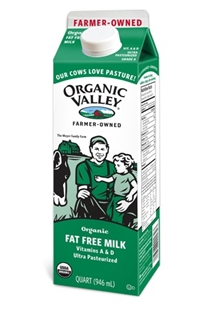 Organic Valley Org Skim Milk 32Oz