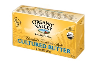 Organic Valley Unsalted European Cultured Butter 16Z