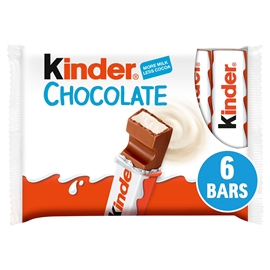 Kinder Chocolate Bar 6pk (4.4 oz)