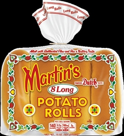 Martin's Long Potato Rolls 8ct 15oz