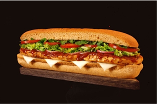 4&#39; BBQ Chicken Hero