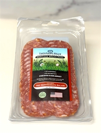 Thousand Hills Grass Fed Uncured Hot Soppressata Salami (3 OZ)
